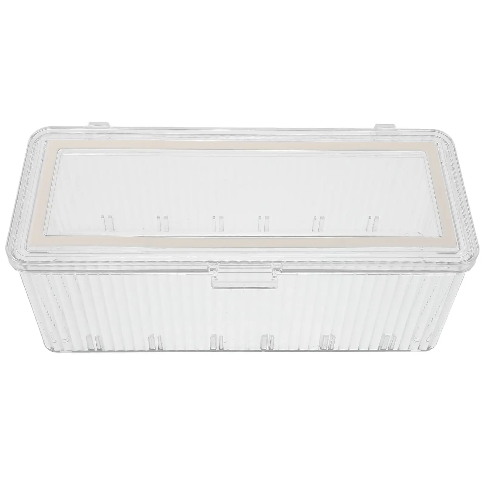 Acrylic Storage Box Clear Jewelry Organizer Portable Travel Earring Case Bracelet Holder Display Stationery Desk Container