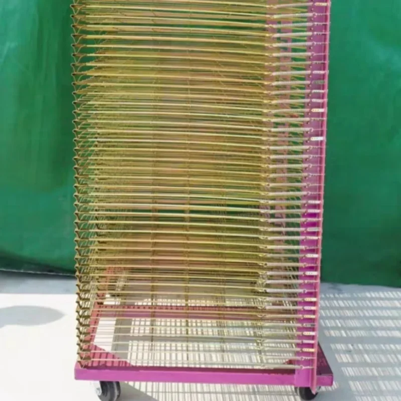 

Special for printmaking studio--multi-layer floor drying easel