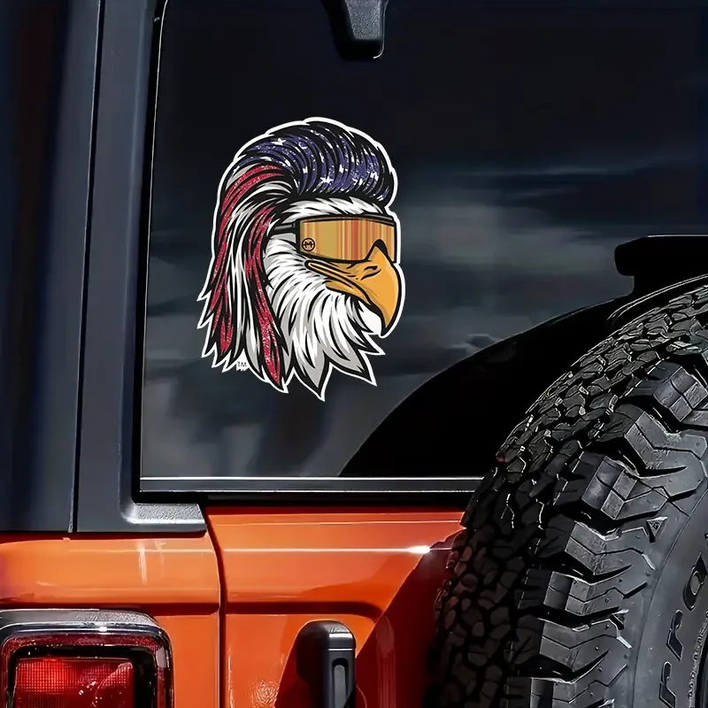 Eagle Mullet USA Sticker Bumper Sticker Vinyl Decal