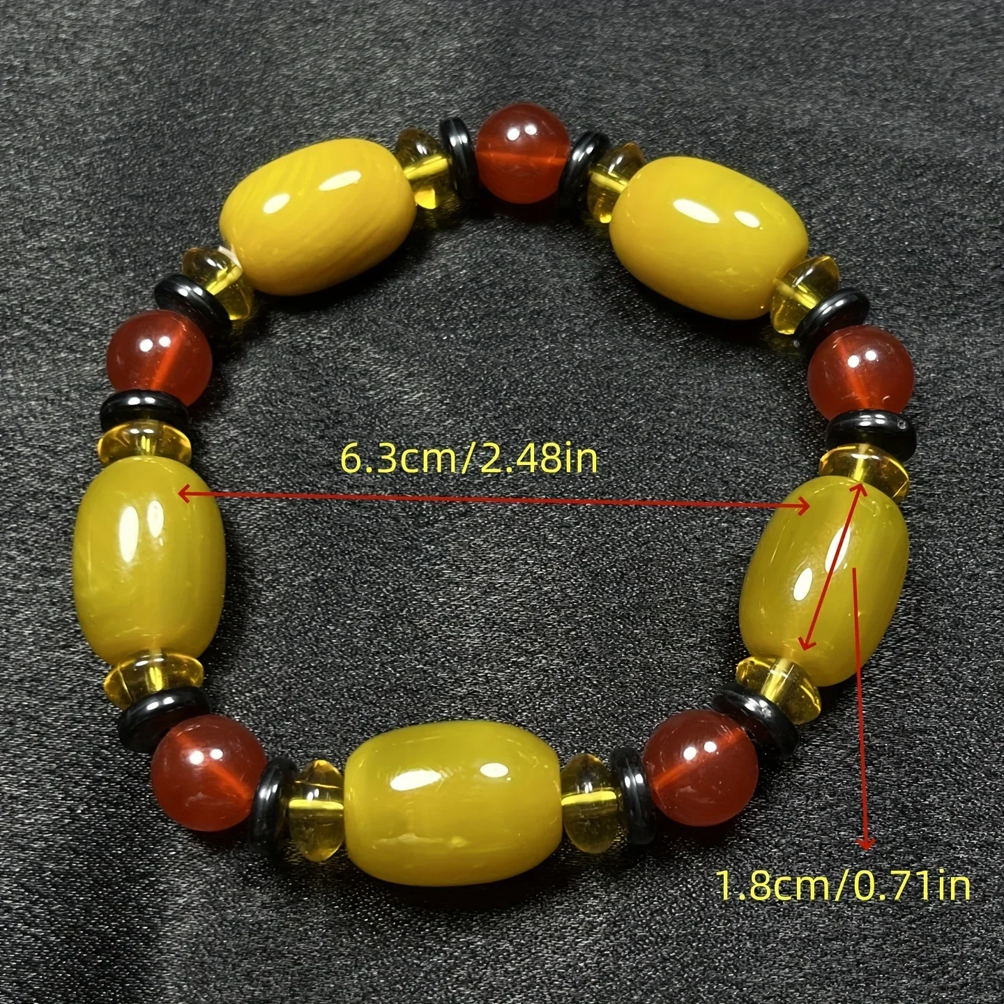 Snow Mountain Heavy Building Xima Snow Agate Bracelet