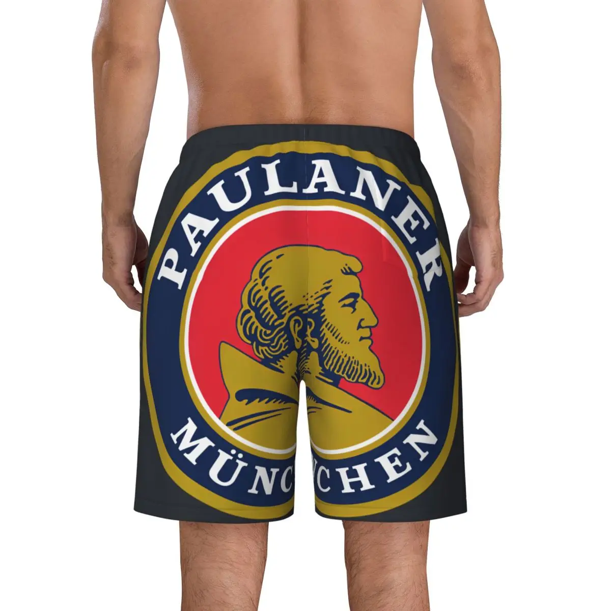 Men Board Shorts Paulaner Spezi Casual Swimming Trunks Germany Soda Drink Quick Dry Surfing Large Size Beach Short Pants
