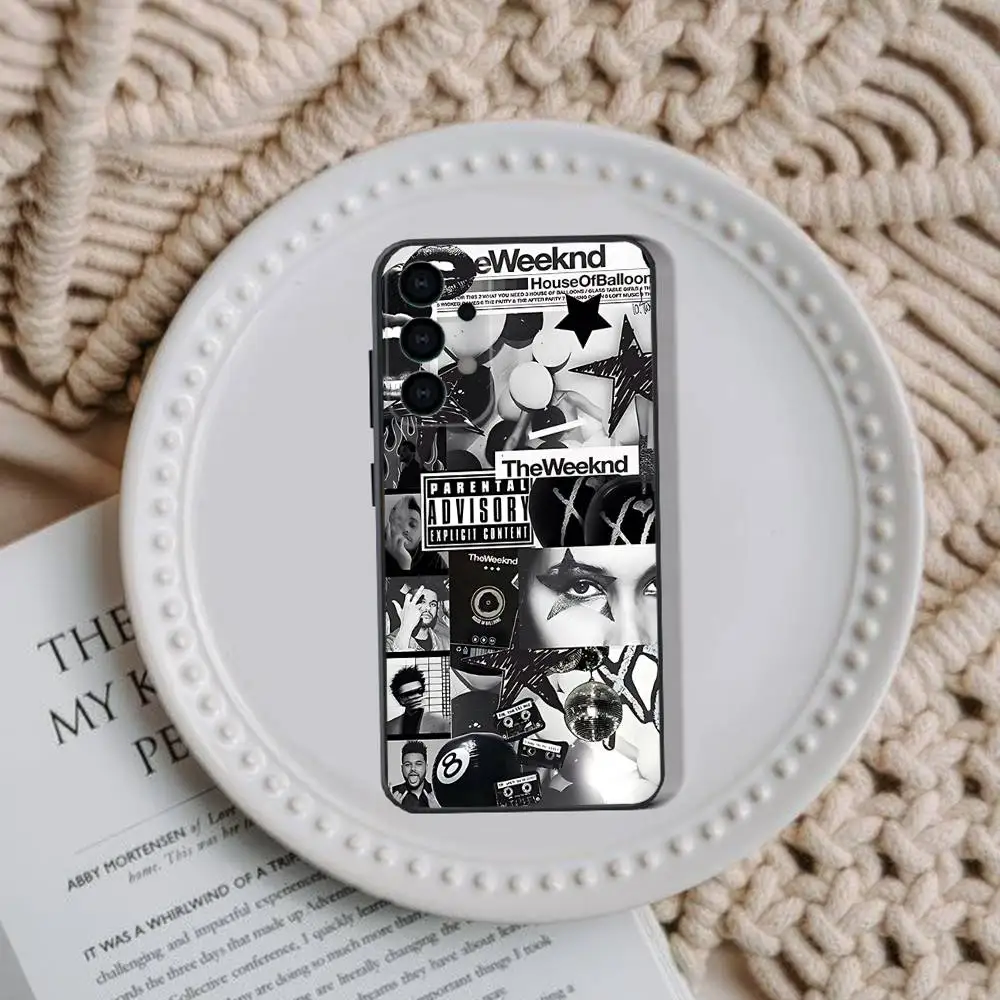 The W-Weeknd XO logo Phone Case Silicone Soft For Samsung Galaxy A73,31,32,72,41,53,52,71,22,5G,Note,J7,8,9 #2