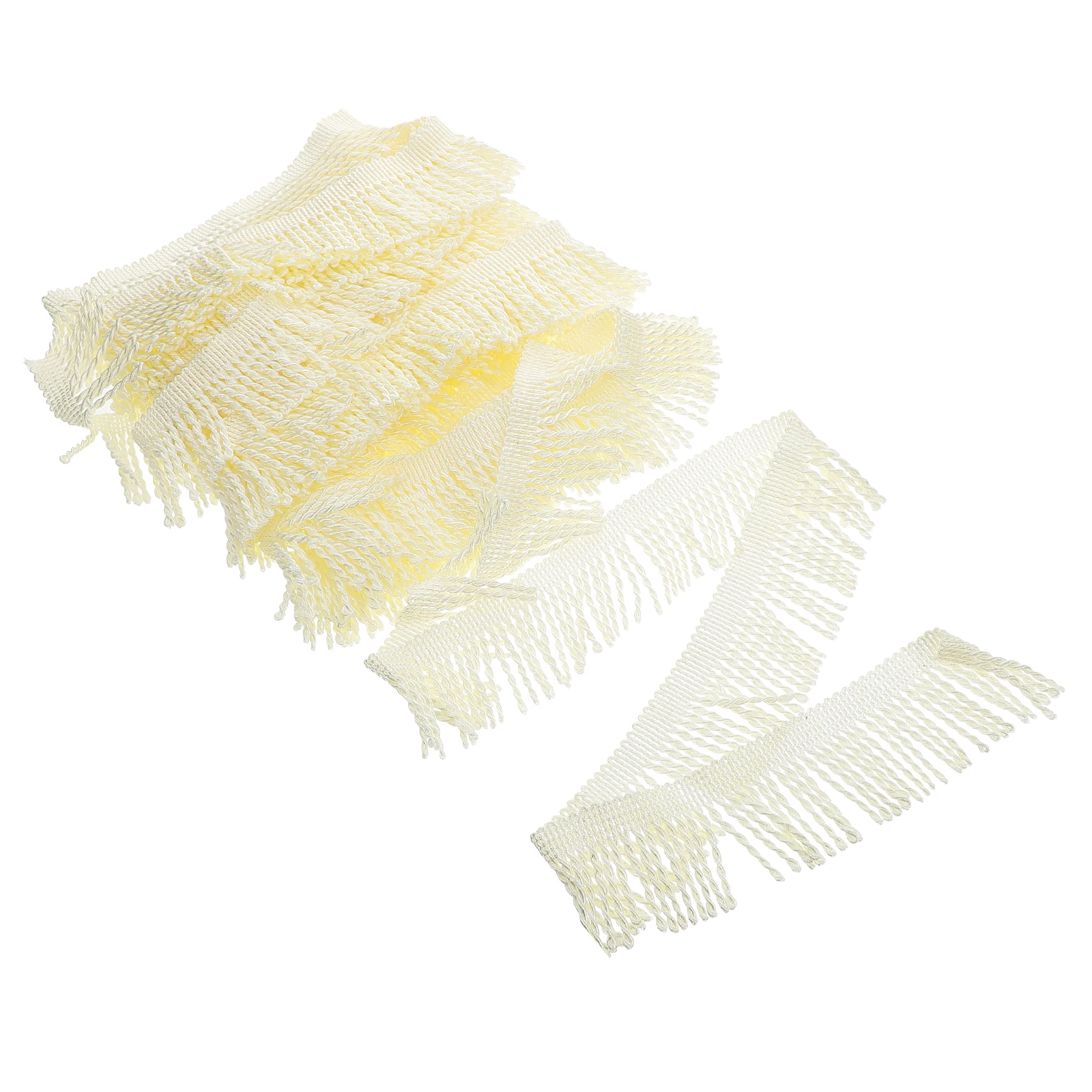 

to Weave Curtain Decorative Lace Tassels Fringing Polyester Yarn Sewing Braid Trim Fringe