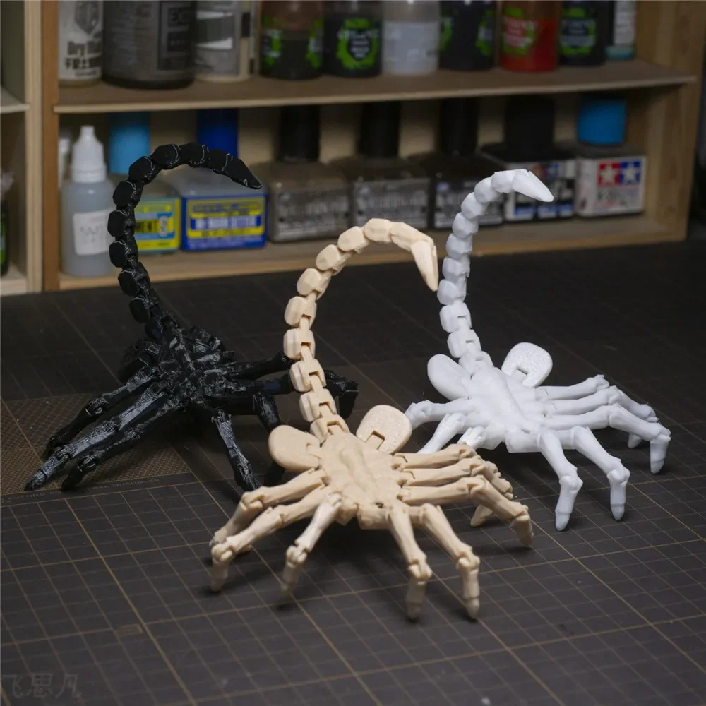 New 3D Printed Alien Facehugger Model Fully Articulated Movie Prop Collectible Figurine Sci-Fi Horror Decor