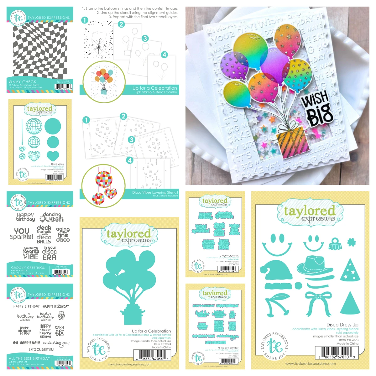 

2025 New Dies Stencils Celebration Birthday Disco Vibes Dies Stamps DIY Scrapbooking Holiday Greeting Card Decoration Handmade