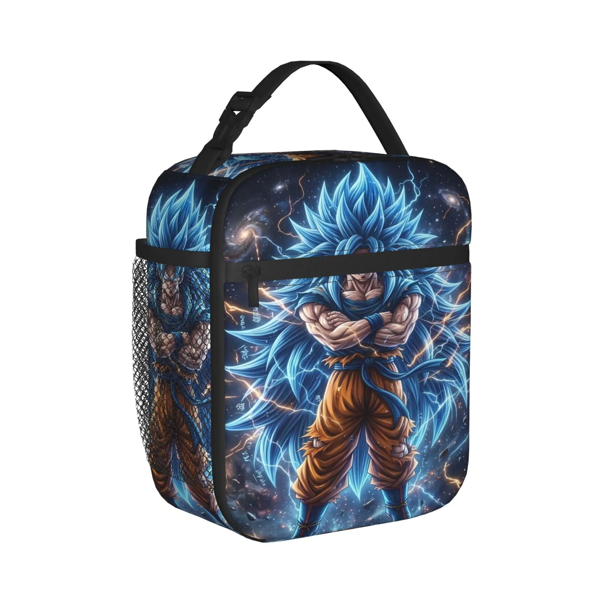 Back To School Dragons Ball Anime Song Goku Lunch Bag Fashion Picnic Lunch Box Graphic Portable Cooler Bag
