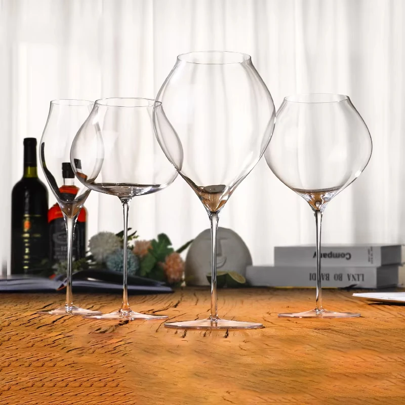 

850/770ML Hand Blown Crystal Ultra Thin Champagne Burgundy Wine Glass Home High Value Glass Red Wine Glass
