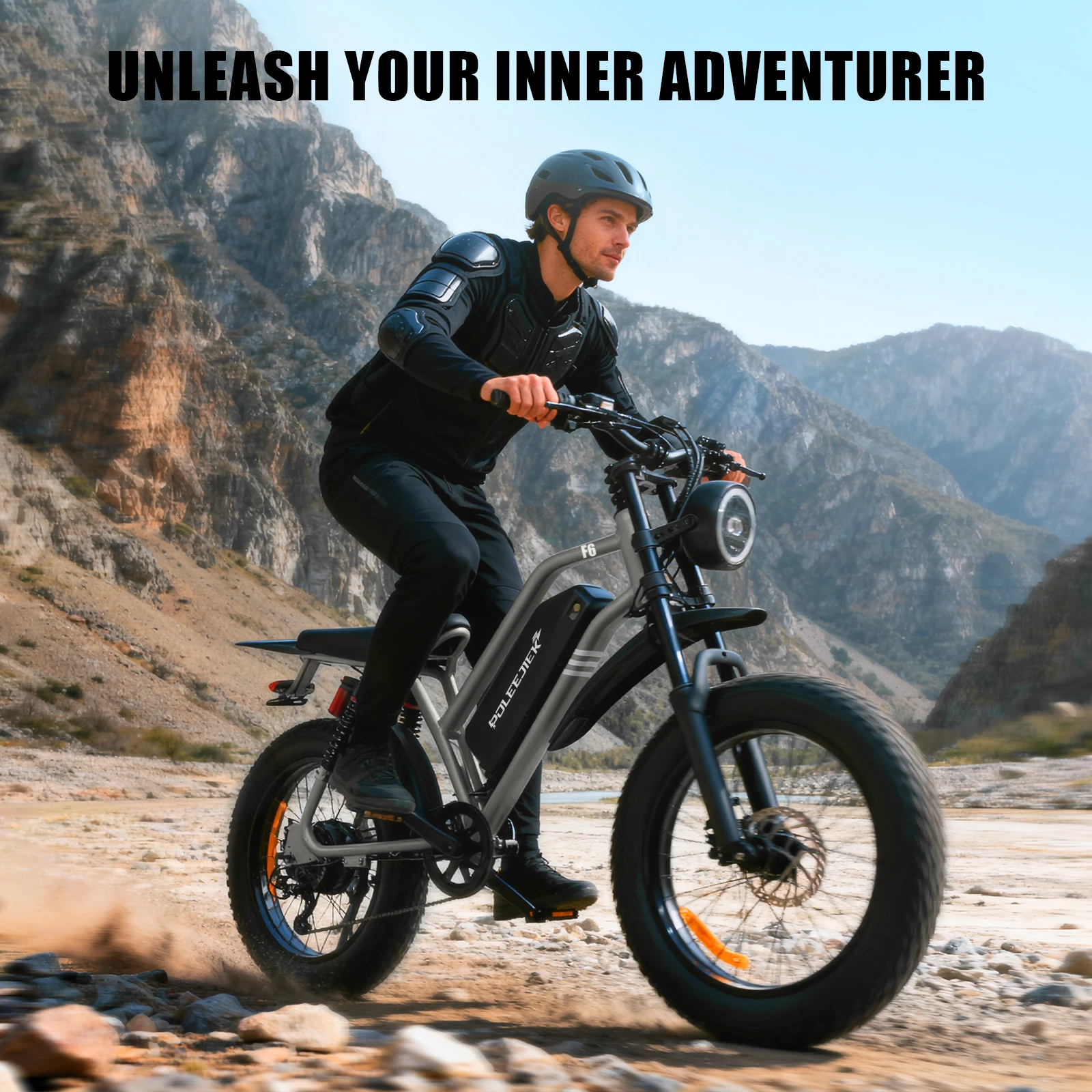Peak-1500W-Bici elettrica per adulti-adolescenti Batteria 48V 20Ah E-bike, 20" Fat Tire Dirt Bike Velocità massima 25MPH, Blocco NFC, 7 velocità