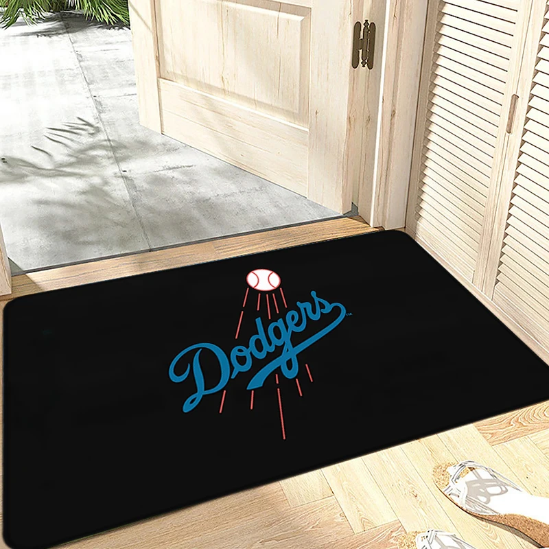 Welcome Carpet Living Room B-Los-Angeles Rugs Foot Carpets Entrance Doormat D-Dodgers Floor Mats Non-slip Mat Home Kitchen Decor