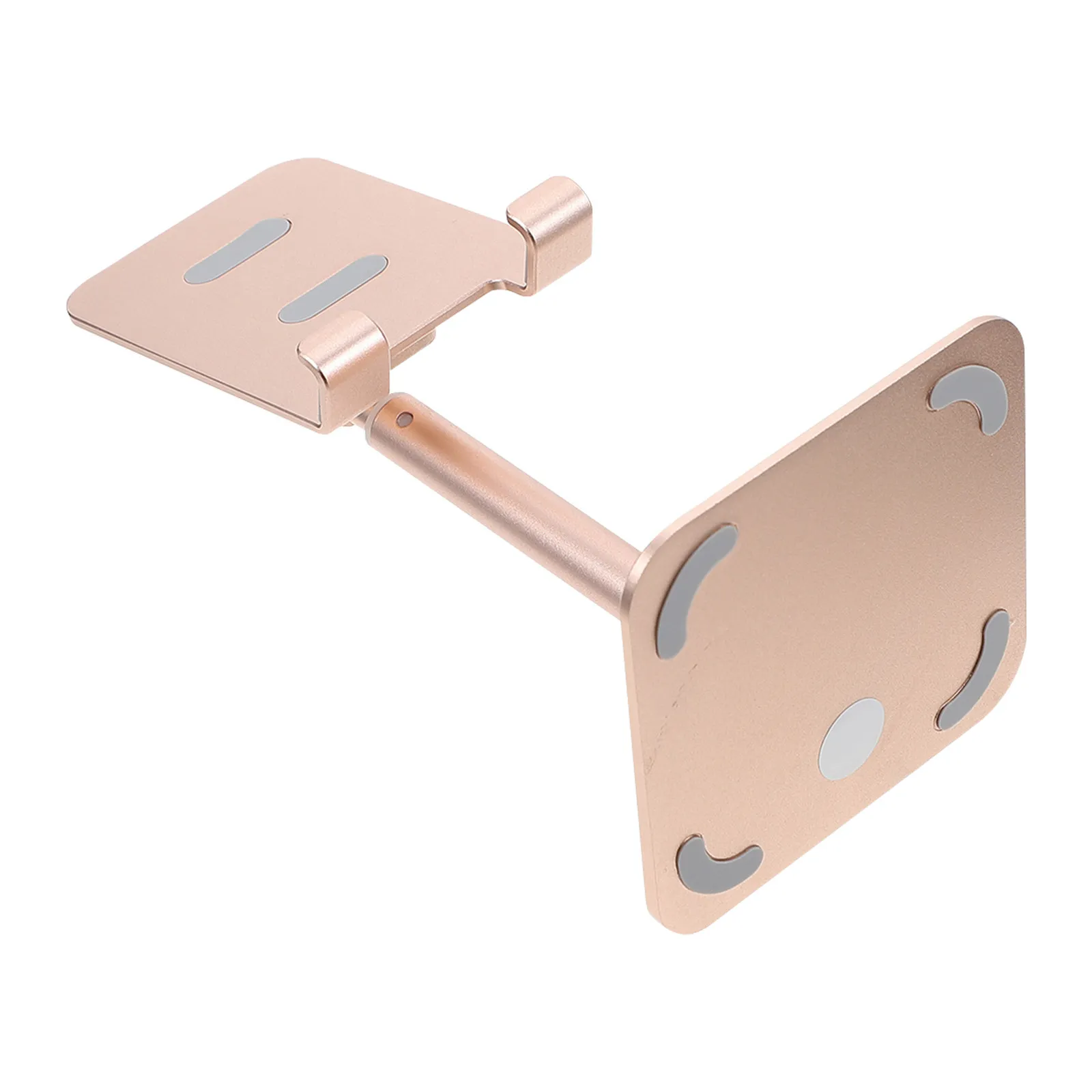 Adjustable Desktop Phone Holder Aluminum Alloy Stable Anti-Slip Curved Hook for Smartphones Tablets Angle-Adjustable Support
