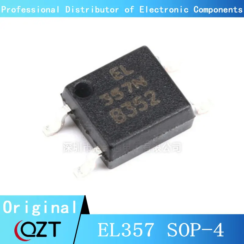 100 Cái/lốc EL357N-C SOP EL357 EL357N SMD Optocoupler SOP-4 Có Thể Thay Thế TLP181 Chip Mới Tại Chỗ