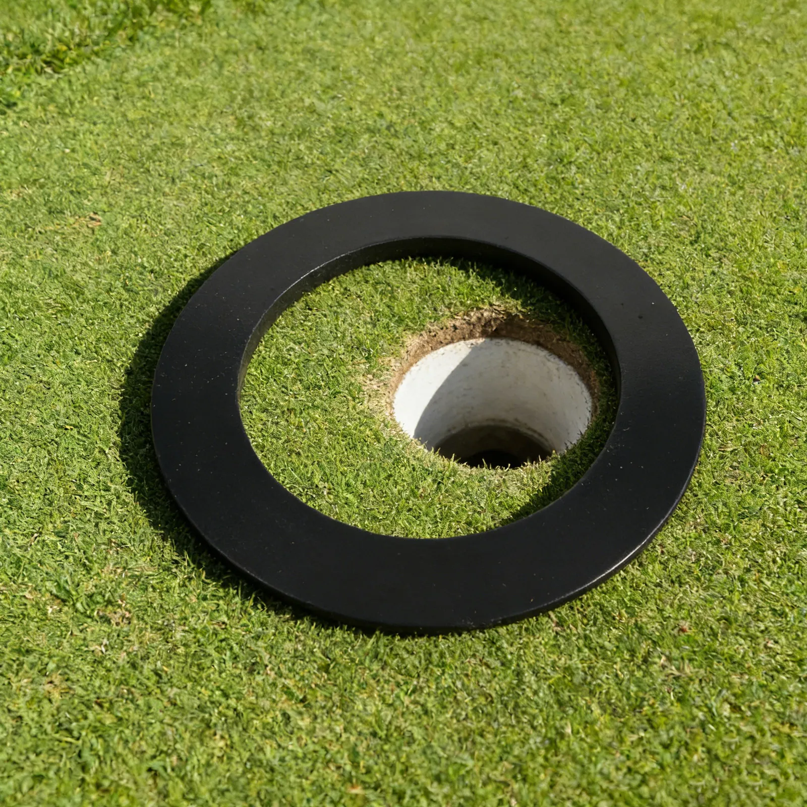 Golf Putting Ring Portable Silicone Accuracy Trainer for Indoor Outdoor Practice Backyard Office