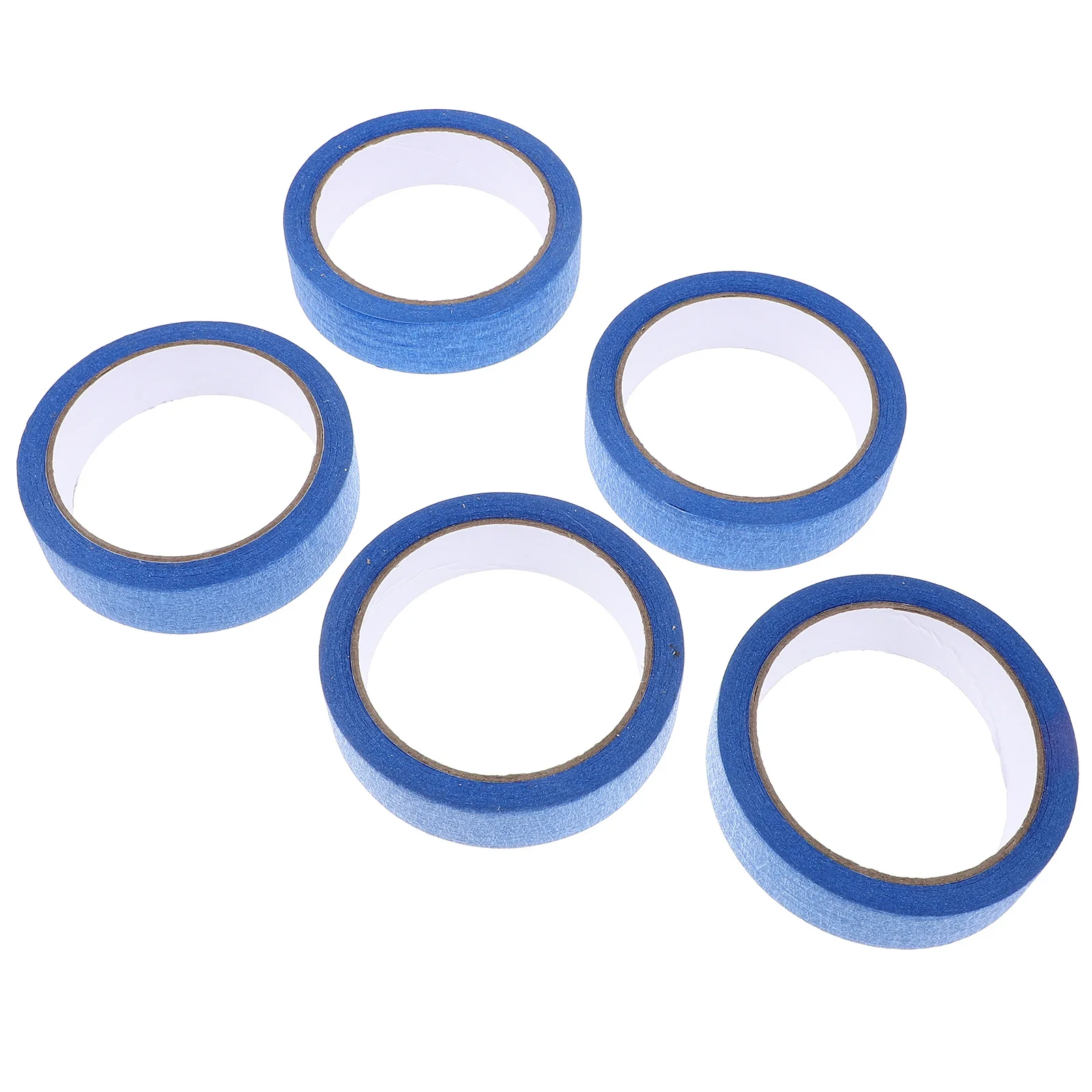 

5 Rolls No Residue Masking Tape Multiuse Painter Tape Easy Peel for Vehicle Wall Protection DIY Painting Crafts