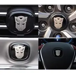 For Changan Unit Car Logo Stickers Front Rear Steering Wheel Metal Sticker