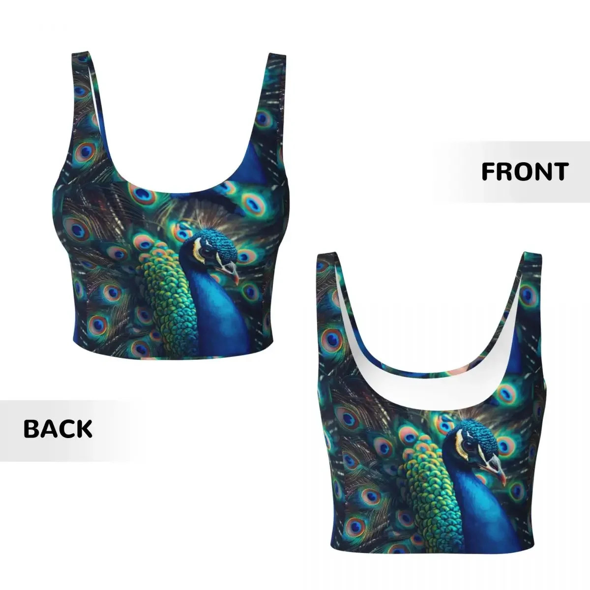 Paon Tops basiques femmes Samba Sexy col en v Yoga Fitness hauts de sport