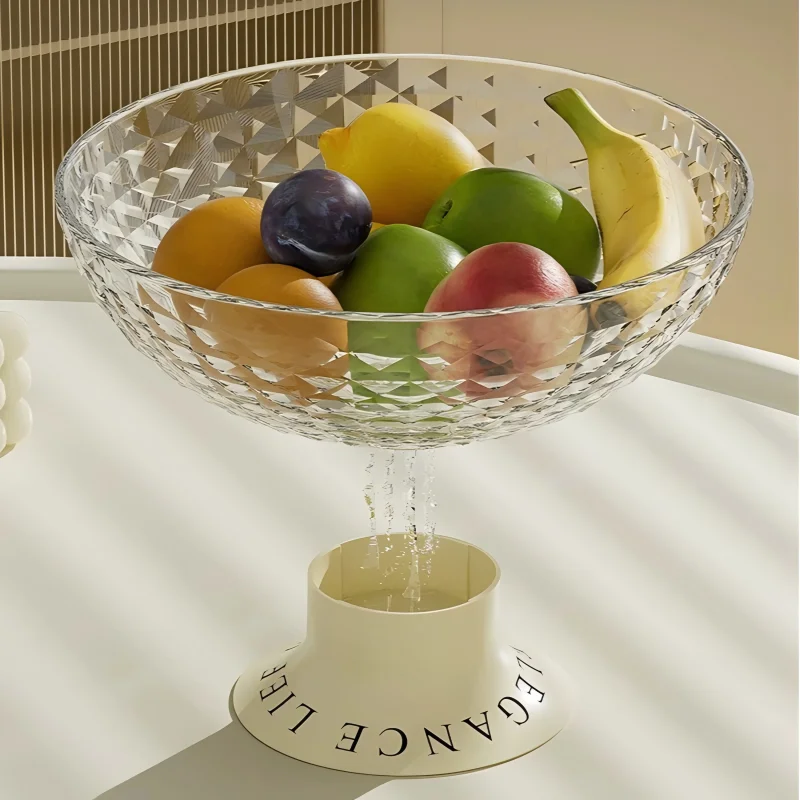 Lnternet Celebrity Fruit Dish,Home Living Room Coffee Table Candy Snack Tray,Light Luxury Wind High Appearance