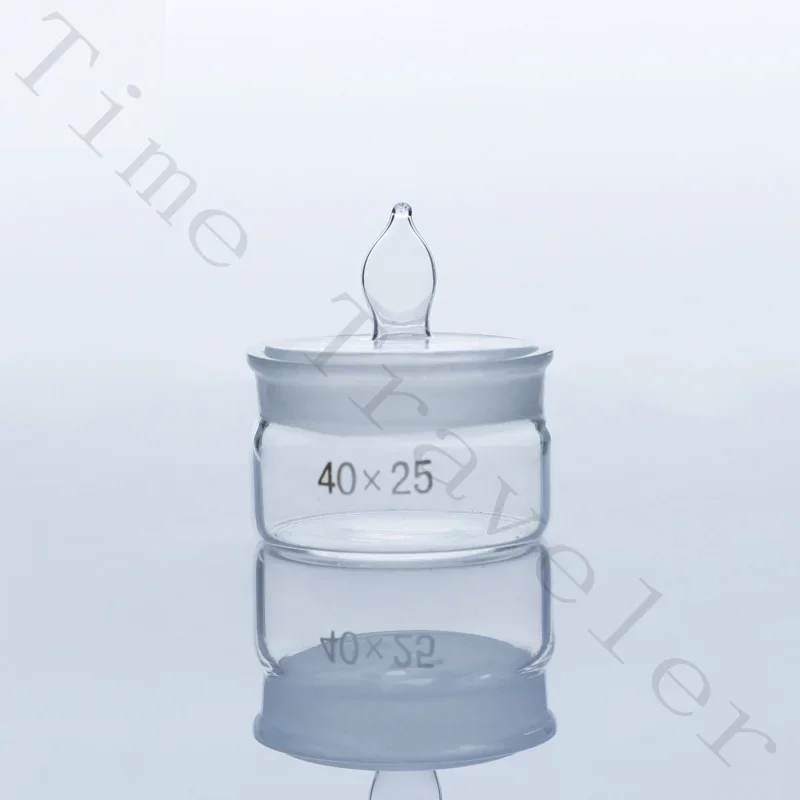 Vaso per il lavaggio dell'olio dell'orologio in vetro parti dei movimenti dell'orologio riparazione del vetro vaso per la manutenzione della pulizia con coperchio antipolvere per orologiaio