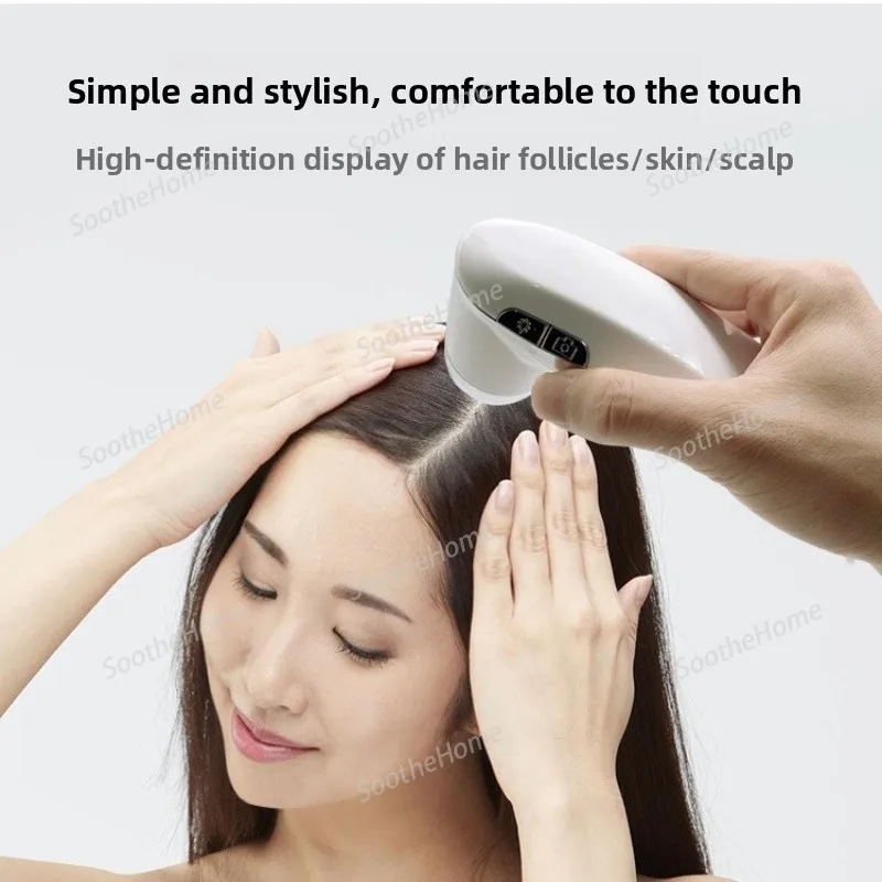 Wireless WIFI Scalp, Hair and Follicle Detector, Skin and Hair Testing Instrument, High-definition Amplifier for Barber Shops