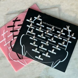 Hair Extensions Tool Tape Hair Dye Plate Tape in Placement Board Display Board Salon Beauty Barber Supplies