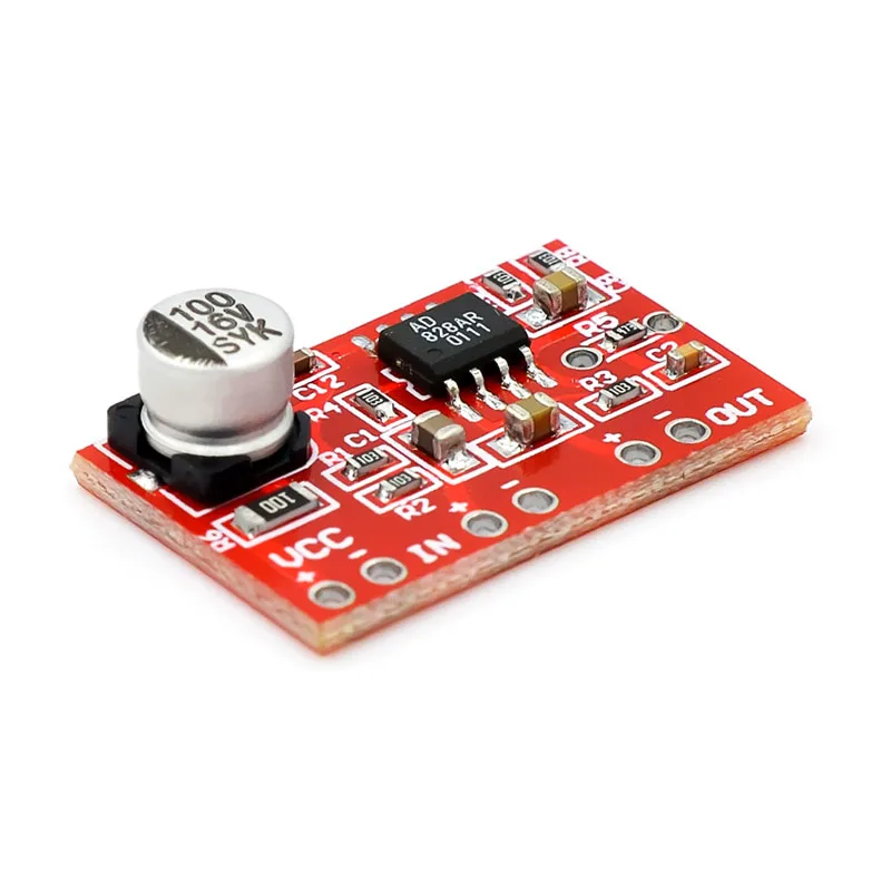 Плата предусилителя стереомикрофона AD828 — модуль аудиоусилителя динамического микрофона (3,8 В-15 В постоянного тока) для модификаций «сделай сам» Плата предусилителя стереомикрофона AD828 — модуль аудиоусилителя динамического микрофона (3,8 В-15 В постоянного тока) для модификаций «сделай сам»