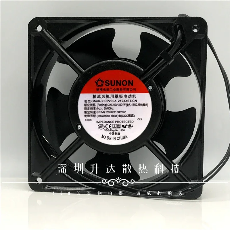 Nieuwe Sunon DP200A 2123XBT.GN 220V 12cm maskermachine multi platform kastventilator