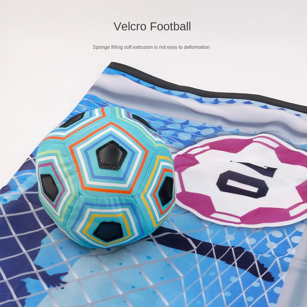 Tapete de jogo de futebol de nove grades para crianças Personalização de bola pegajosa Brinquedo de arremesso interno e externo D
