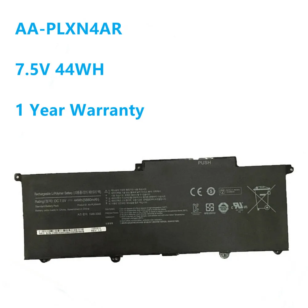 AA-PLXN4AR Laptop Battery For SAMSUNG Ultrabook 900X3D 900X3C 900X3B 900X3E NP900X3E NP900X3G NP900X3C AA-PLXN4AR 7.4V 44WH