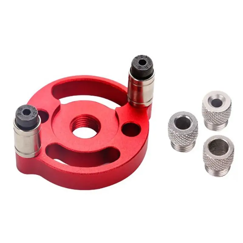 A7THK-Woodworking Pocket Hole Jig 6/8/10Mm Self-Centering Vertical Doweling Jig Drill Guide For Locator Hole Puncher