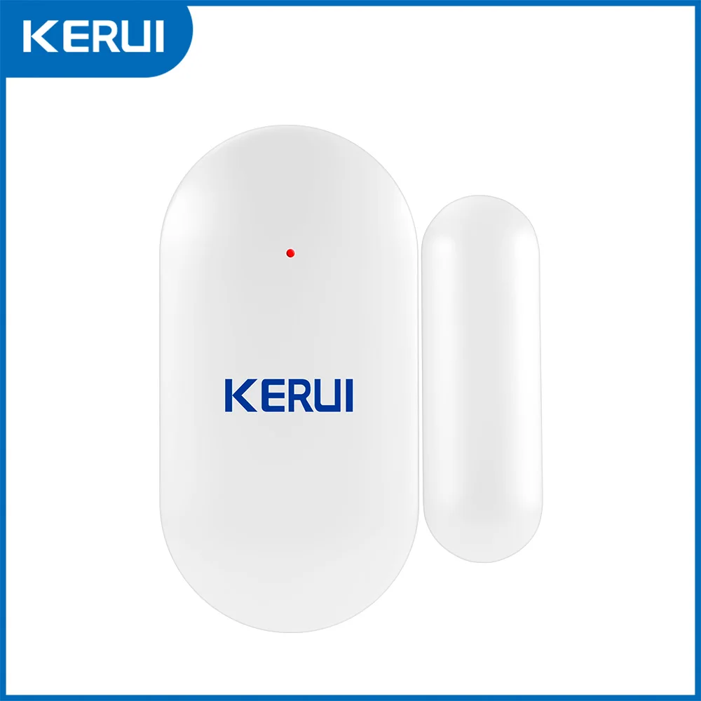 KERUI 433MHz 무선 창문 문짝 자석 센서 감지기, W202 W181 홈 보안 경보 시스템용, 도난 방지, 신제품