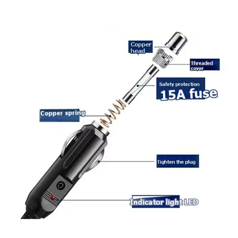AT82-Waterproof 16FT/5M For Starlink Mini DC Power Cable Connects Directly To Cigaretter 12V-24V Adapter For Starlink Mini