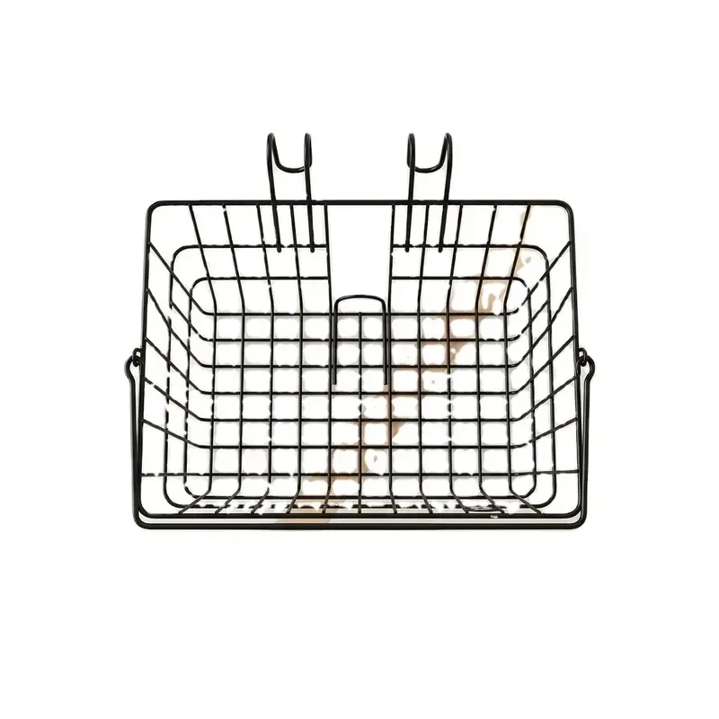 Bicycle folding wire basket front bag bag luggage cycling basket mountain bike front/rear handlebar bracket durable