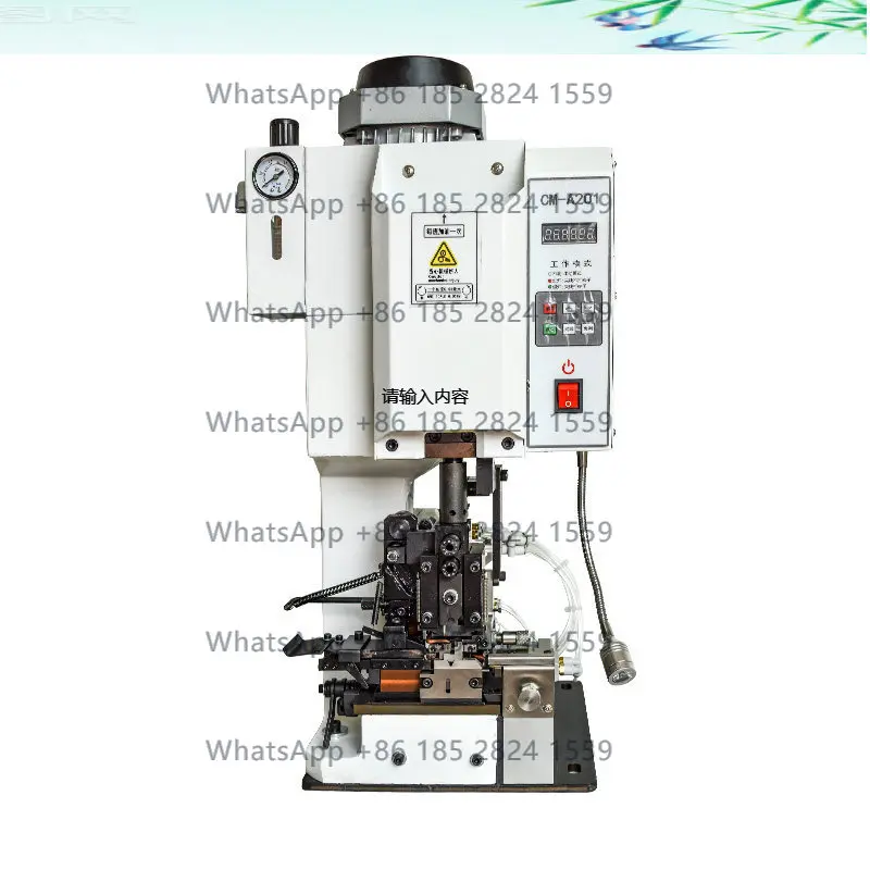 

Fully automatic terminal stripping and crimping machine for multi-core wires, integrated crimping and riveting equipment