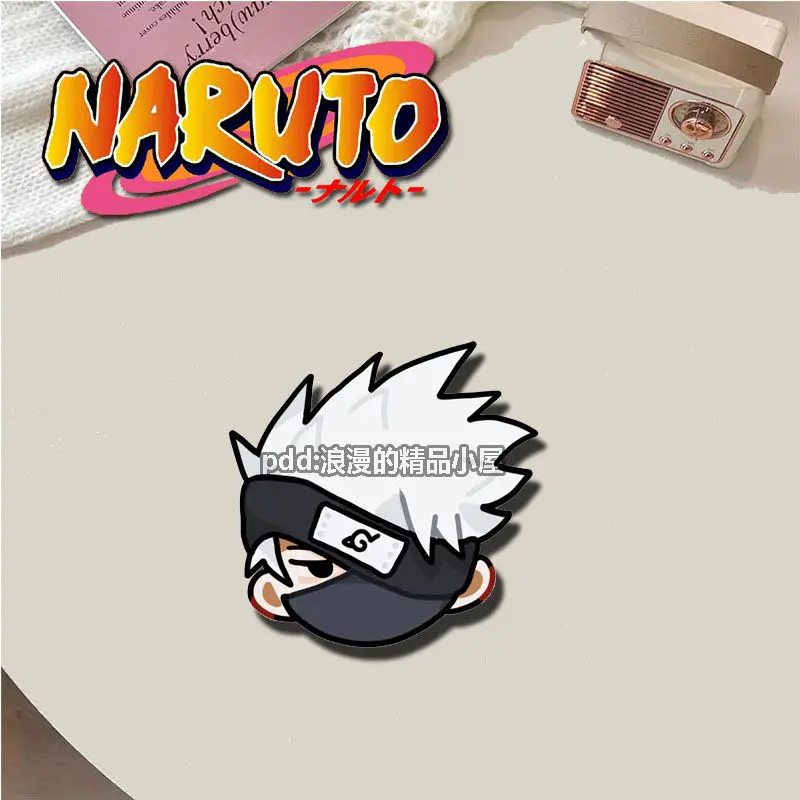 Naruto brooch peripheral kawaii Naruto Sasuke Kakashi Sakura badge anime pendant decoration school bag jewelry gift wholesale