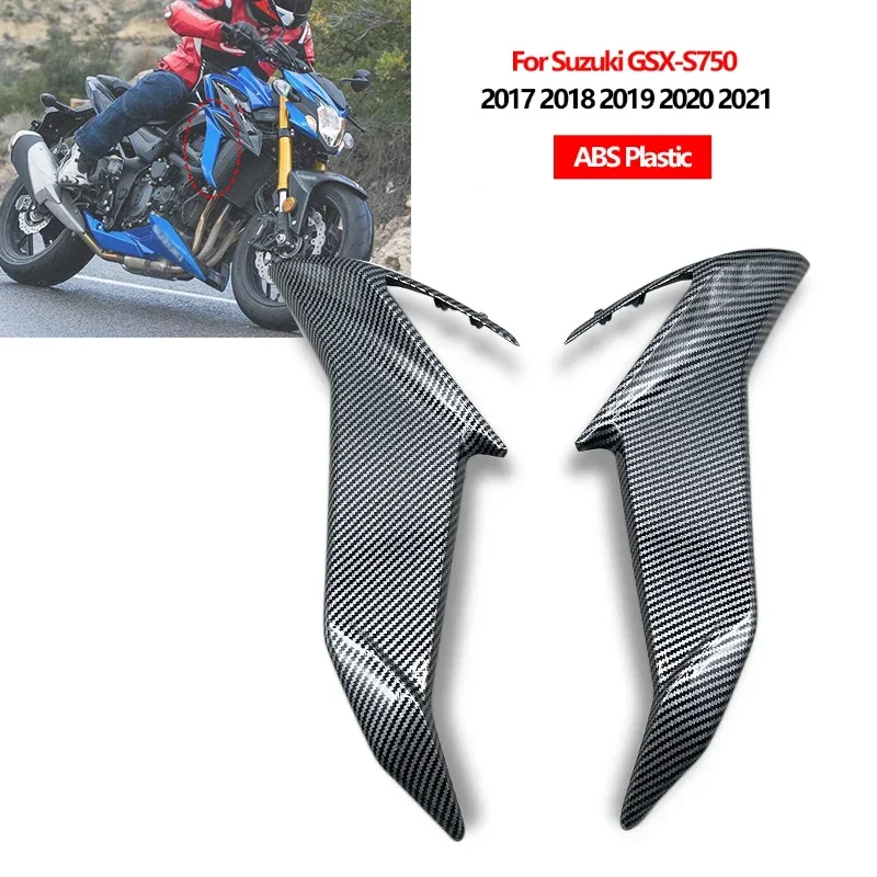 

GSX-S750Motorcycle Bodywork Frame Radiator Side Cover ABS Injection Fairing For Suzuki GSXS 750 GSXS750 2017 2018 2019 2020 2021