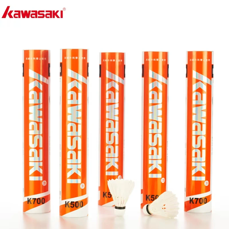 Kawasaki KING KONG 500/700 Shuttlecock Badminton Feather 3 IN 1 Technology Durable shuttle Badminton Ball