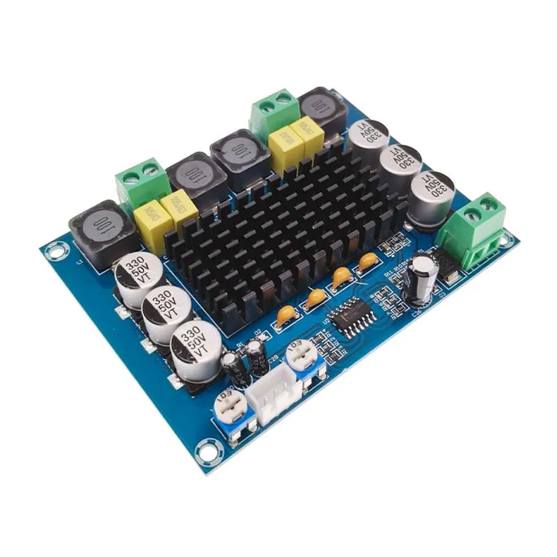 XH-M543 TPA3116D2 فئة D مكبر للصوت لوحة تركيبية 2x120 واط ستيريو الصوت الرقمي الطاقة ثنائي القناة مكبر للصوت للمنزل المتكلم لتقوم بها بنفسك #4