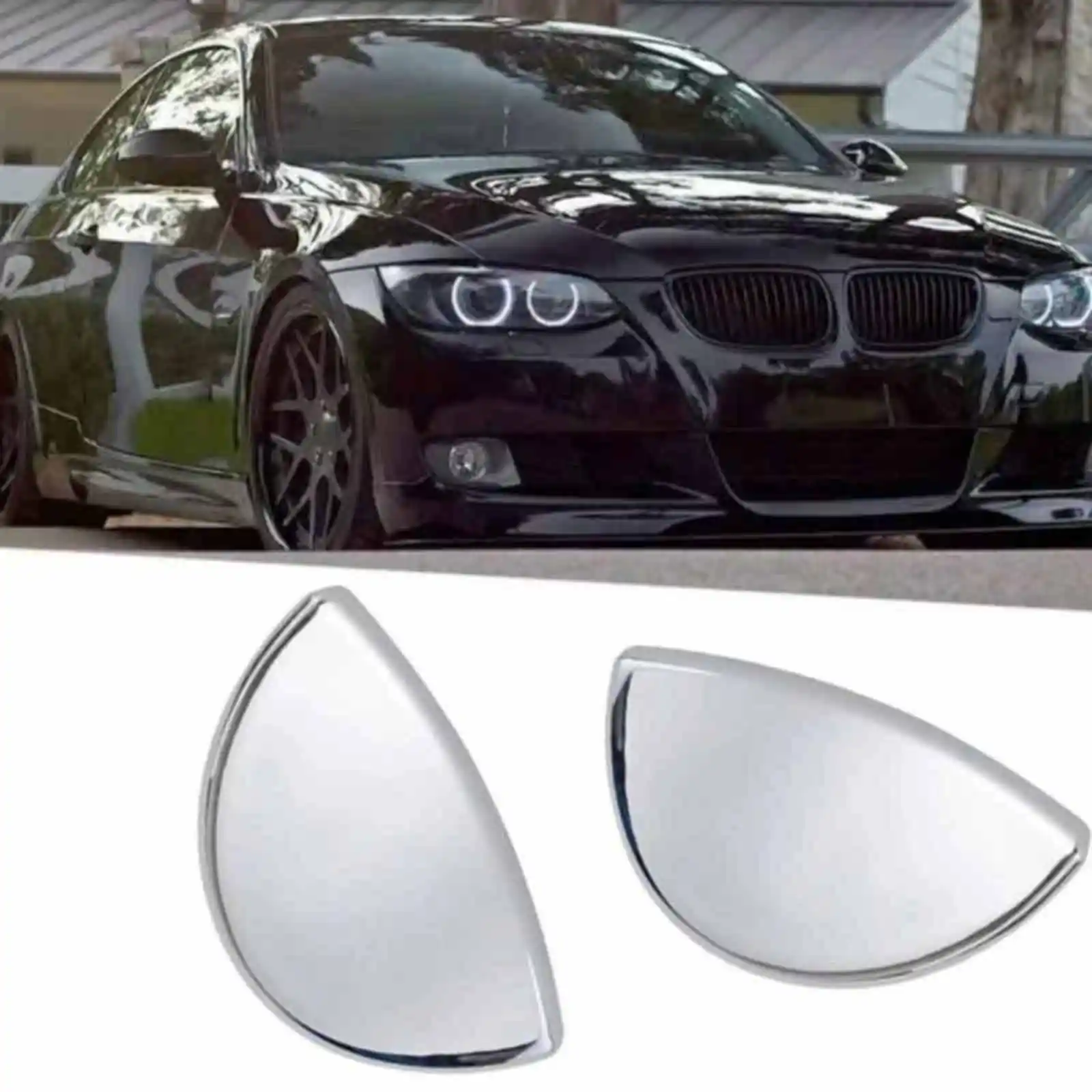 2PC For Mini Cooper R55 R56 R57 R58 L& R Headlight Washer Nozzle Cover Cap 2008-2014 Car Headlights & Enhances Visibility
