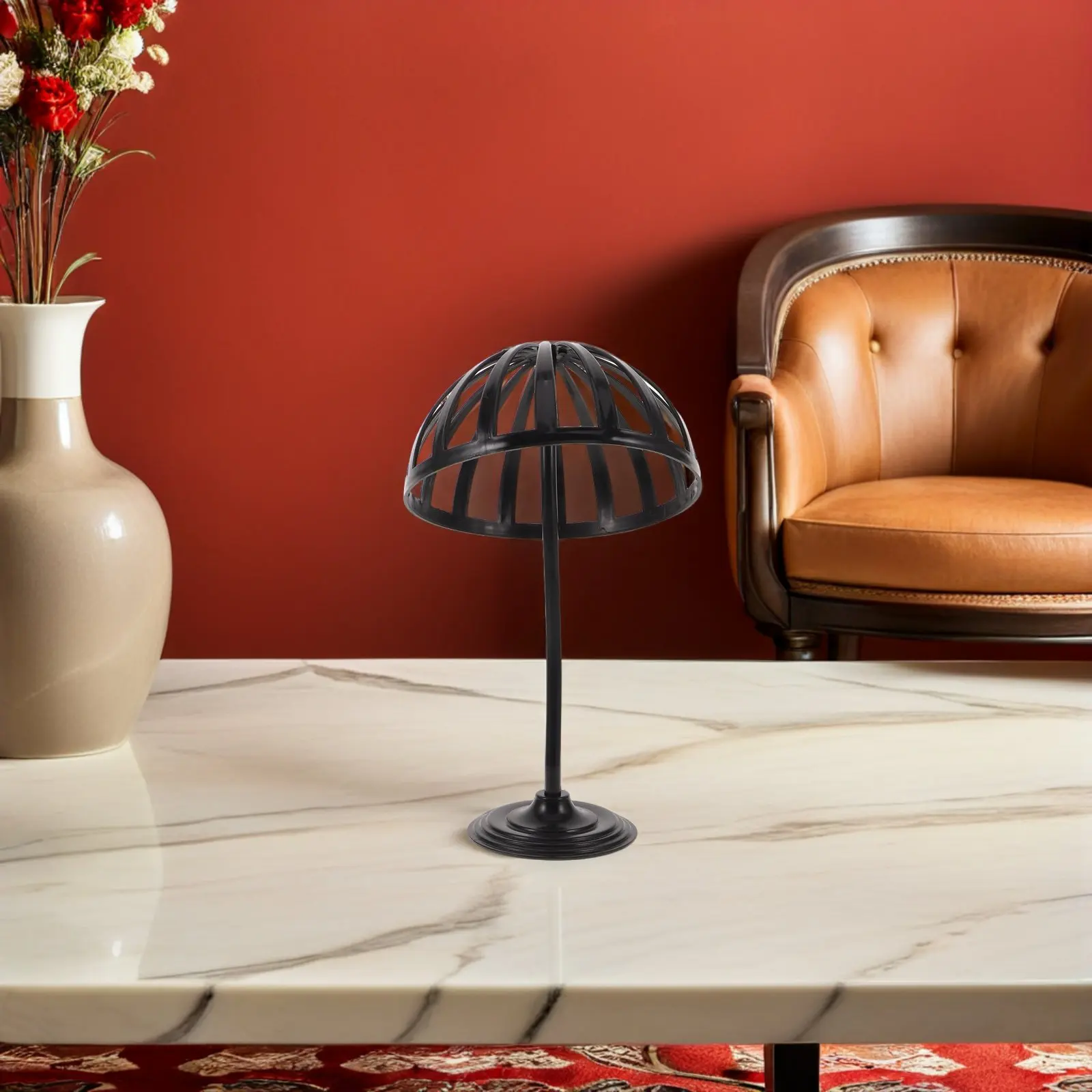 

Напольная подставка-держатель для головных уборов в форме купола, пластиковая витрина для бейсболок, париков, шляп, для розничных магазинов, бутиков, выставок