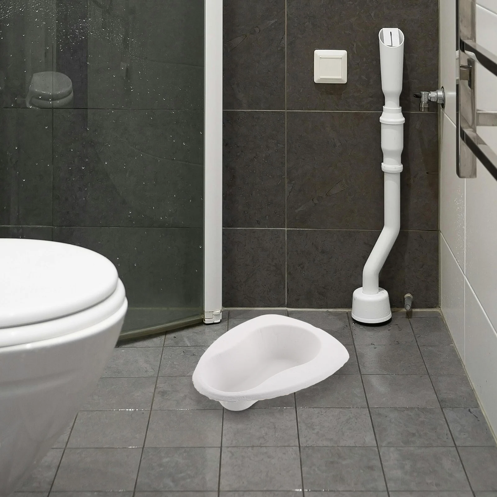 

5 Pcs Paper Pulp Potty Bed Pan Elderly Pans for Men Bedpan Females Women Light Brown Poop Woman
