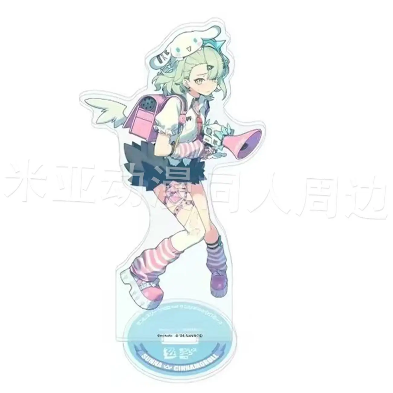 10cm Zenless Zone Zero Sanrio Ver. Aria My Melody Acg Stand Nangong Yu Kuromi Acrylic Stand Sunna Cinnamoroll Standing Plate Toy view 4