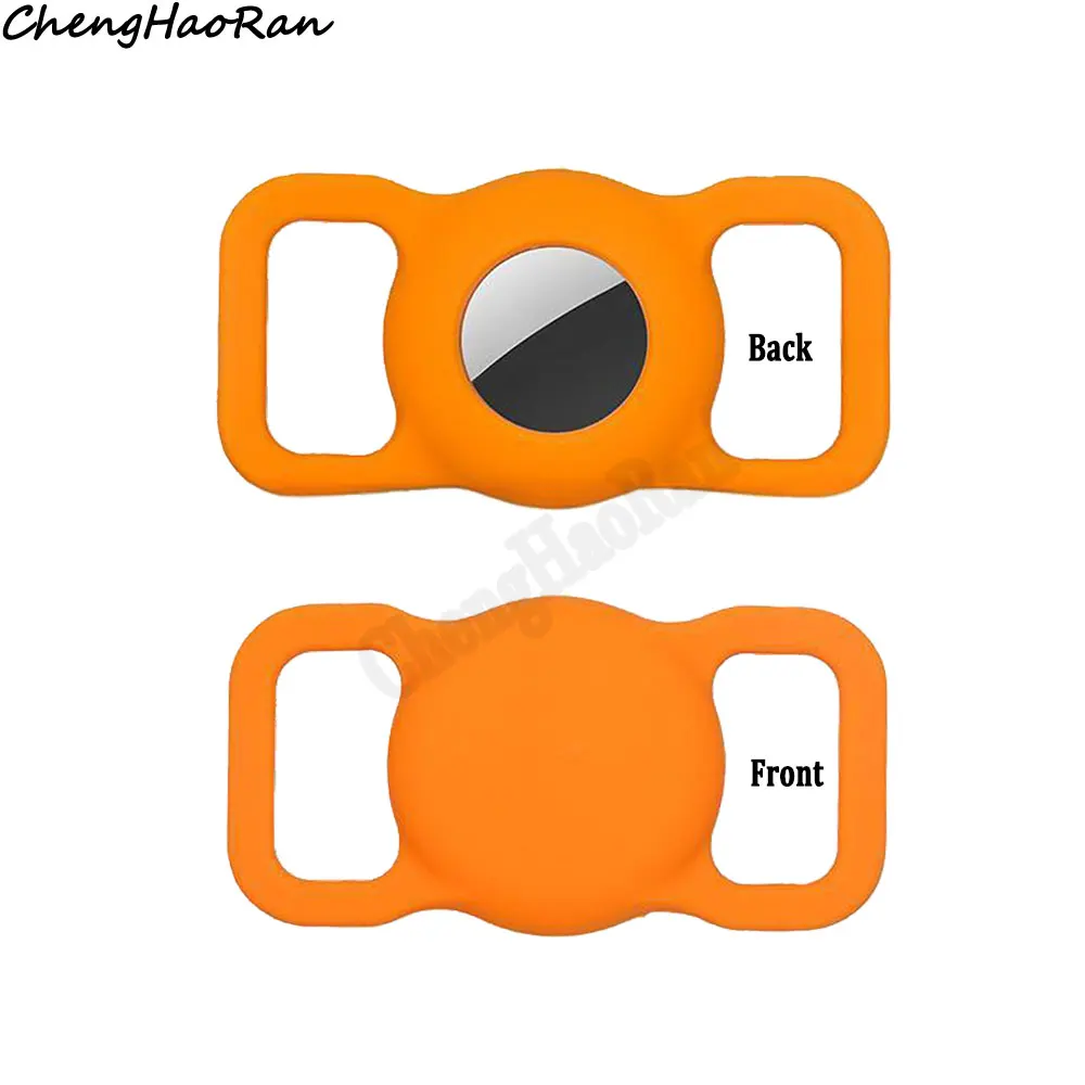 1 Pc Durable Scratch and Loss Resistant Sleeve Keychain Sleeve For AirTag Pet Tracking Device Soft Silicone Protective Cover