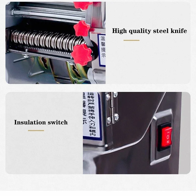 Stainless Steel Desktop Noodle Press Machine Pasta Dumpling Maker Kneading Noodle Machine For Laboratory