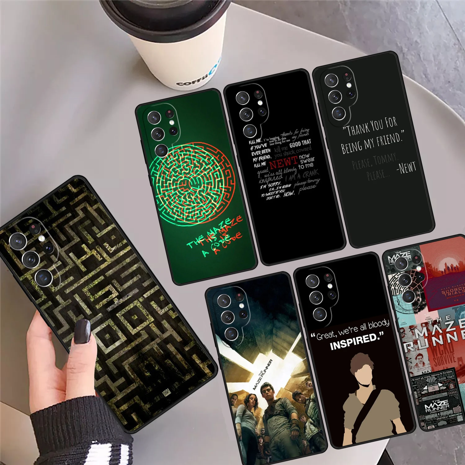 

Чехол для телефона The Maze Runner Qoutes для Samsung Galaxy S24 S25 Ultra 23 S22 Plus S21fe Lite S20 Note 10 Pro Note 20