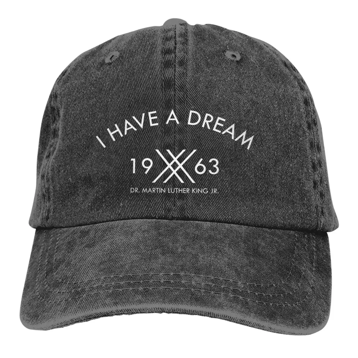 1963 Multicolor Hat Peaked Women's Cap I Have A Dream Martin Luther King Personalized Visor Protection Hats