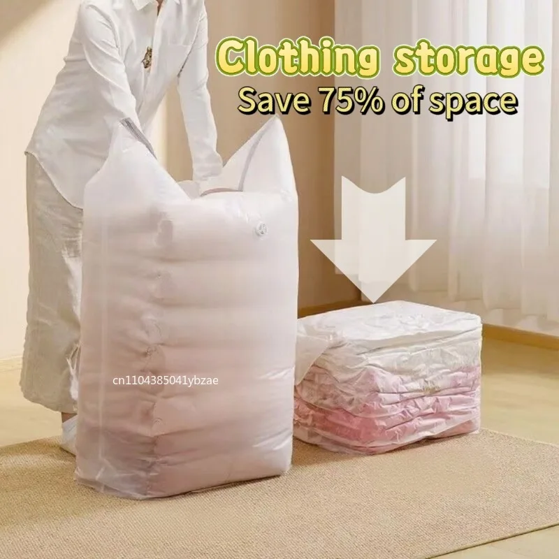 

Vacuum Compression BagClothes and Quilt Down Jacket Sealed Leakproof Storage Bag for Clothes and Blankets Compression Bag