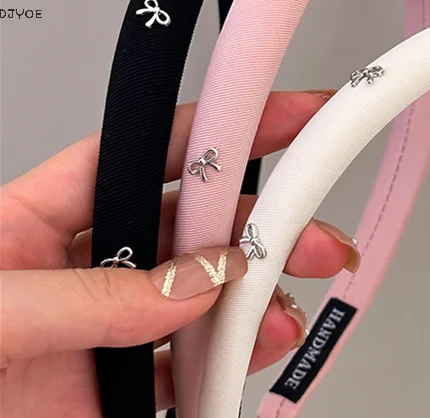 【DJyoe】عصابات الرأس إكسسوارات الشعر للفتيات النساء الفرقة الكورية القوس الجنية 2024 هوب جديد في الحلويات Kawaii أشياء لطيفة