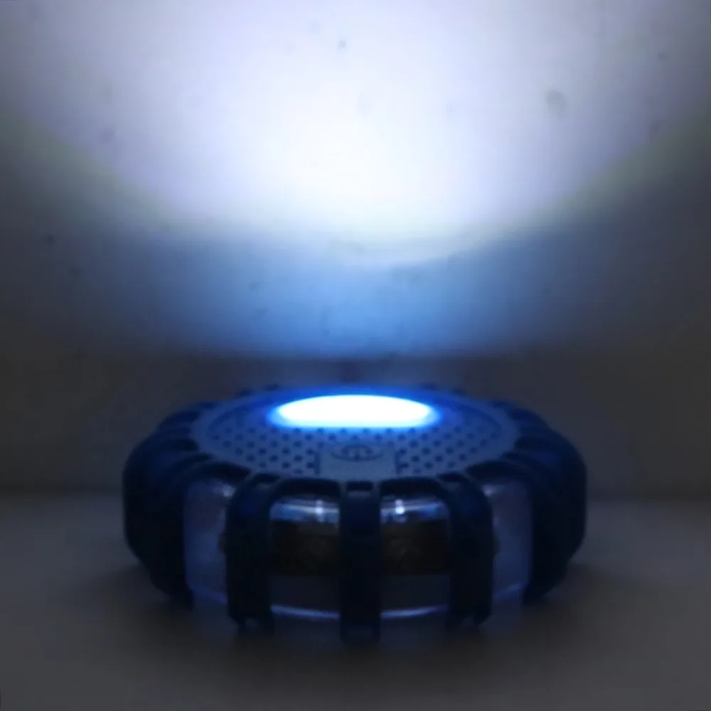 9 أوضاع ضوء تحذير الطوارئ 15 خرز LED قاعدة مغناطيسية قوية ضوء منارة مغناطيسي محمول مقاوم للماء #6