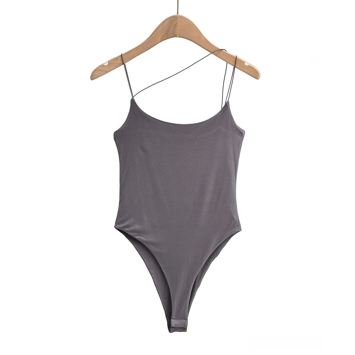 Seksowny, dopasowany krój, asymetryczna opaska do włosów, podwójny pasek, modny styl uliczny, krótki, jednolity kolor, letni komplet.