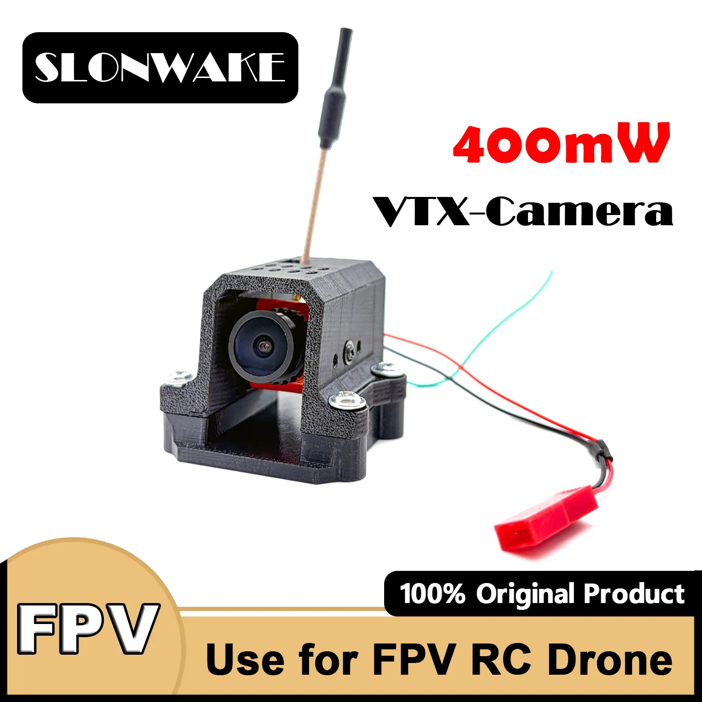 5.8G 48CH 7インチFPVモニター 1024*600px 内蔵バッテリーと400mW調整可能なVTXトランスミッター一体型CMOS 1500TVL FPVカメラ
