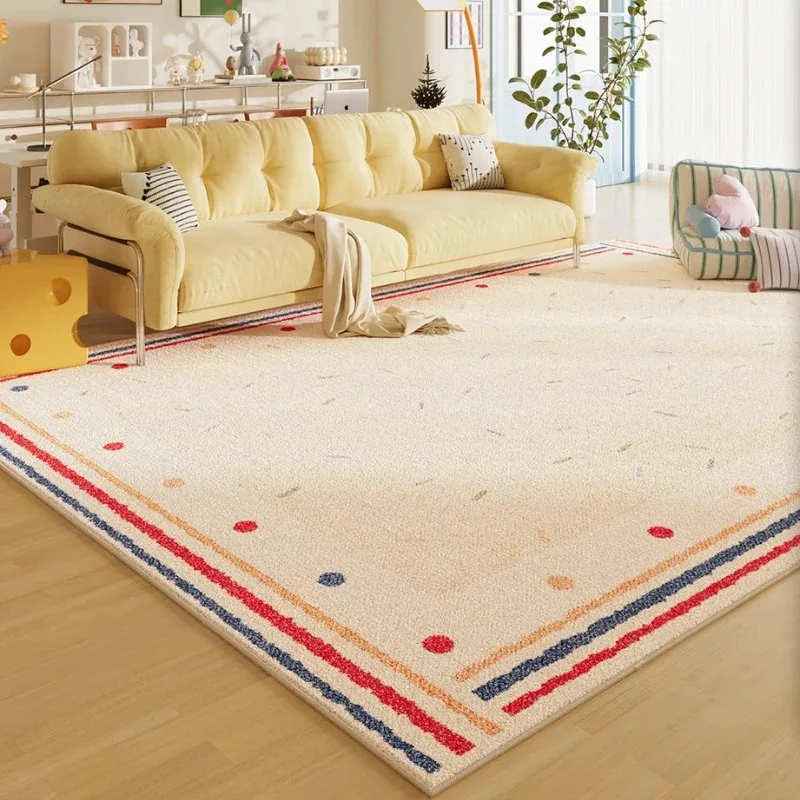 Dopamine Rugs Living Room Large Area Carpet for Bedroom Short Plush Anti-slip Rug Cloakroom Floor Mat Home Decoration 카페트 거실 대형